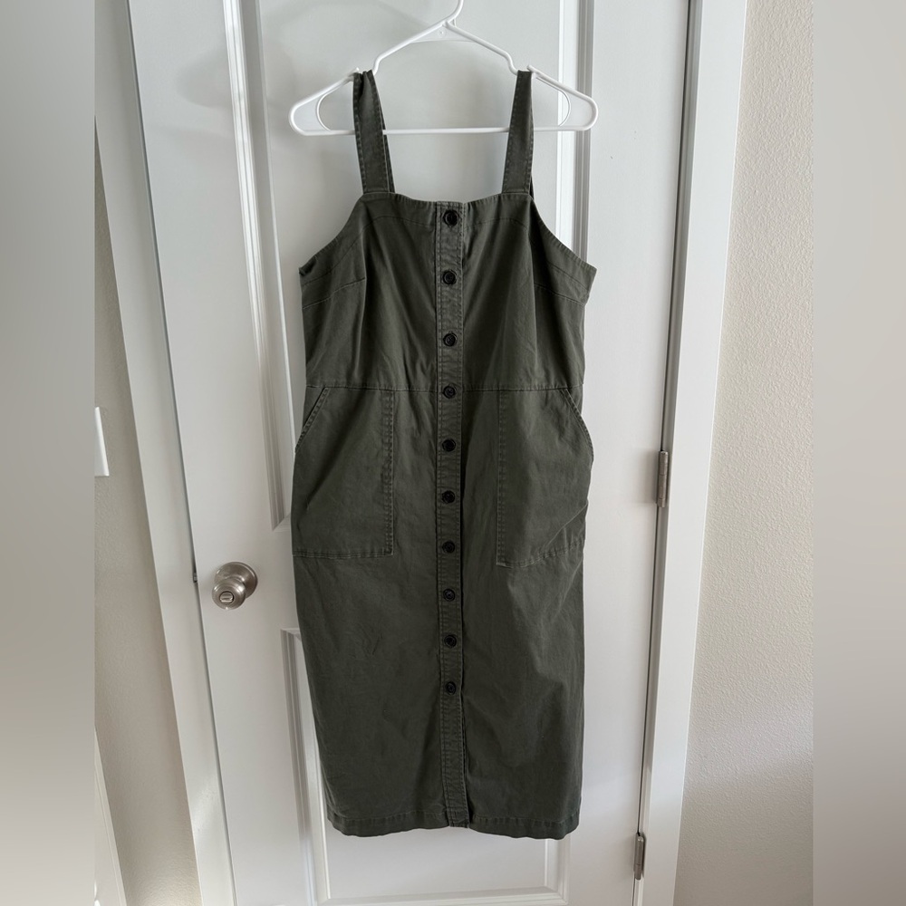Universal Thread Dark Green Midi Dress